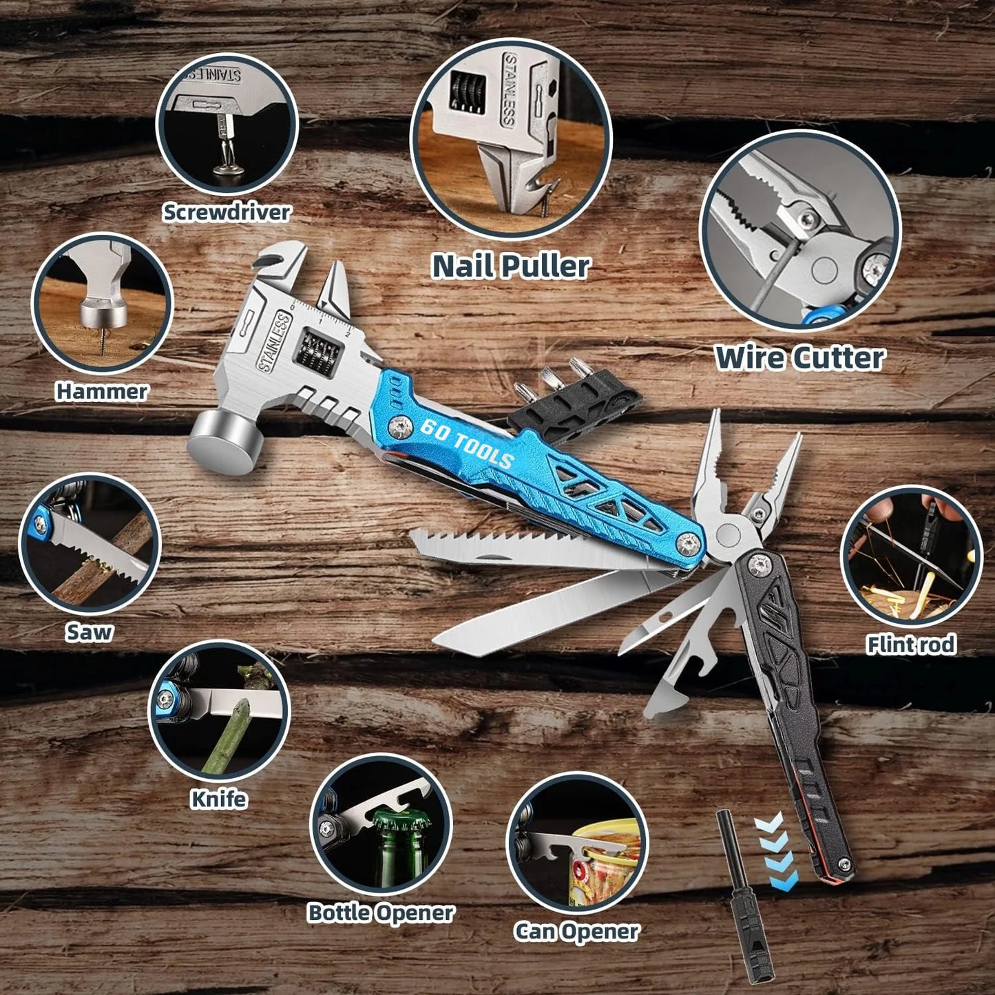 18 In 1 Multifunctional Tool Stainless Steel